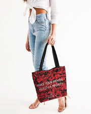 Make Your Mental Health A Priority Zip Tote