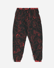 Load image into Gallery viewer, Seeing Red x Together We&#39;ll Rise Red Men&#39;s Track Pants
