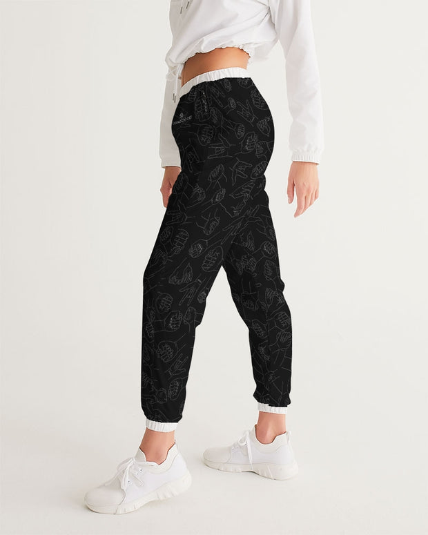 Together We'll Rise White Lines Logo Women's Track Pants