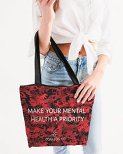 Make Your Mental Health A Priority Zip Tote